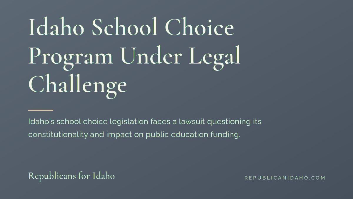 Idaho School Choice Program Under Legal Challenge